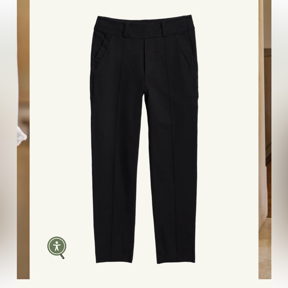 Frank & Eileen Black Cropped Pants